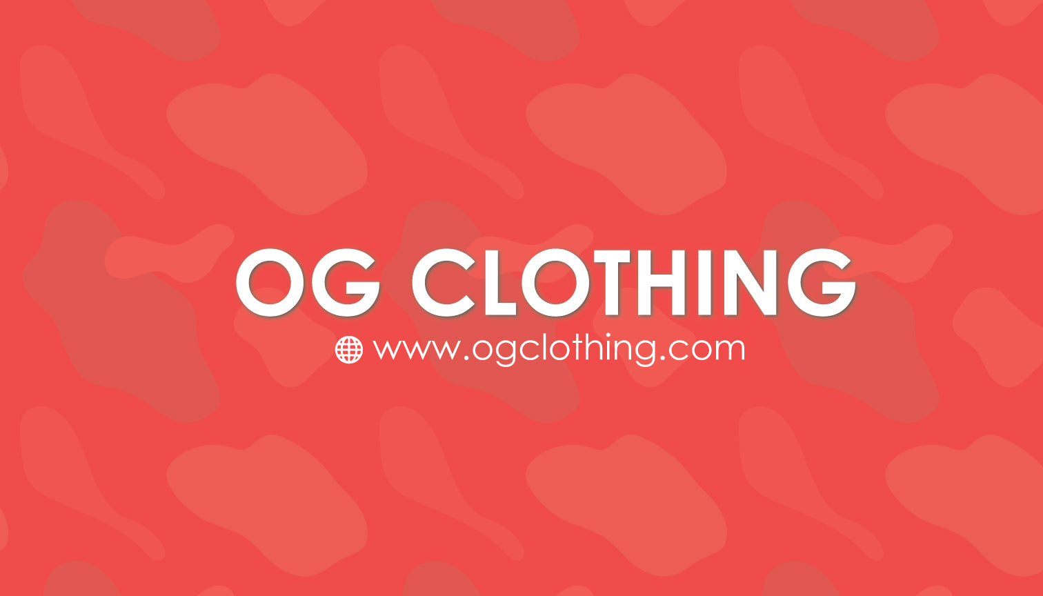 OG Clothing Business Card - Red Theme