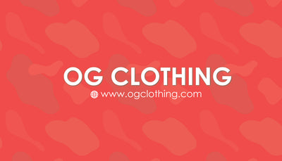 OG Clothing Business Card - Red Theme