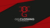 OG Clothing Business Card - Red & Black Theme