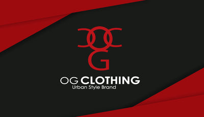 OG Clothing Business Card - Red & Black Theme