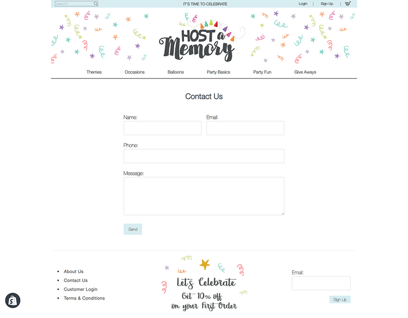 Host a Memory